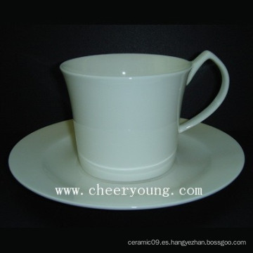 Taza y platillo de café (CY-B548)